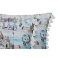 thumbnail image 3 of S4Sassy Giraffe|Human Face & Ancient Place Architectural Blue Cotton Flex Tassel Sofa Cushion Case Home Decorative Square Pillow Cover Throw 2Pcs-18 x 18 Inches, 3 of 5