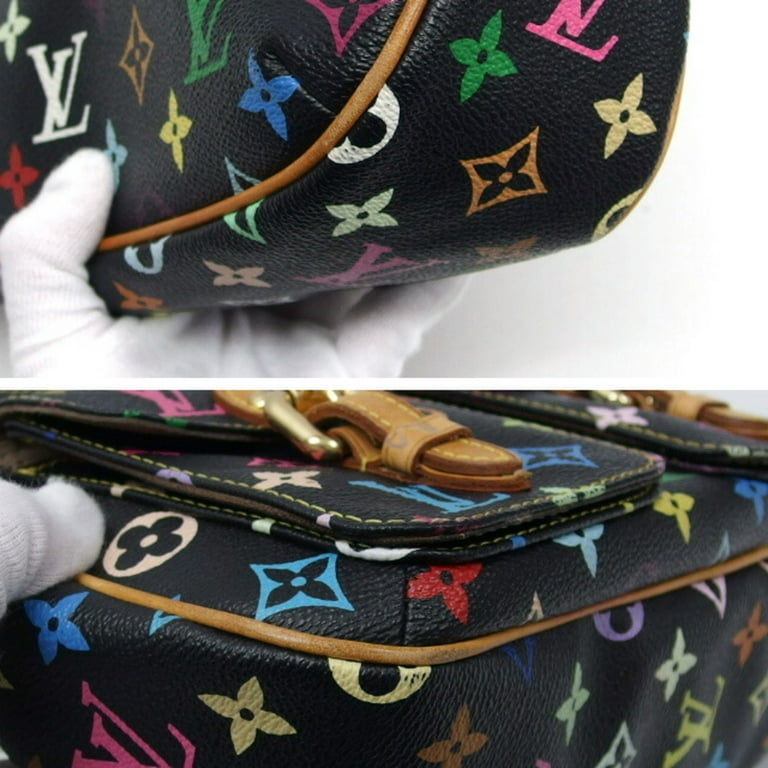 Pre-Owned Louis Vuitton monogram multicolor Lodge PM one-shoulder bag black  (Good) 