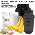 thumbnail image 4 of ShakeSphere Tumbler Protein Shaker Bottle with Side Window 24oz, Rose Gold, 4 of 6