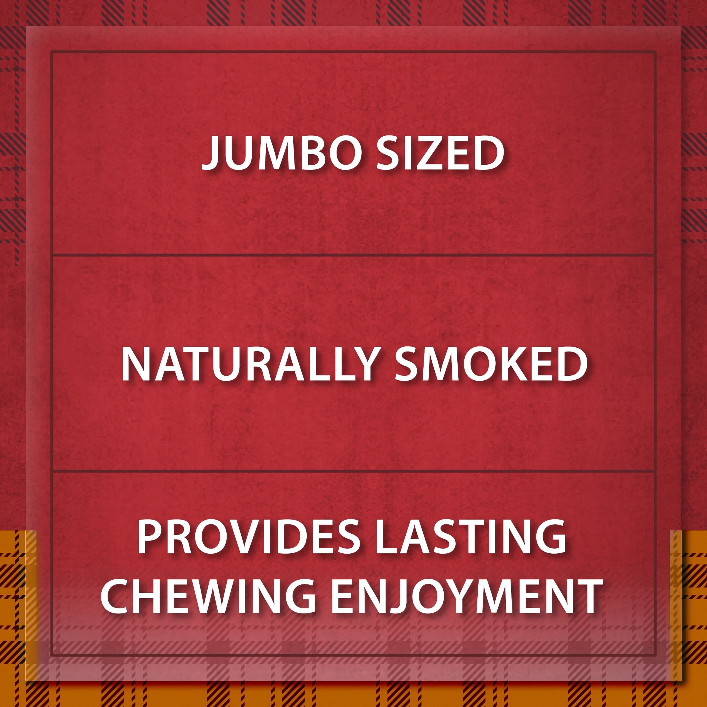 (3 pack) Ol' Roy Natural Jumbo Pork Femur Chew for Dogs, 14.38 oz, 1 Count