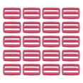 thumbnail image 1 of Unique Bargains Boucle Coulissante Tri-Glide 1 Pouce Sangle de Fixation, Rouge Rose, Lot de 50, 1 of 5
