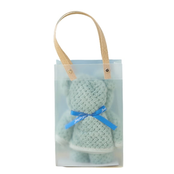 Ingenious Warp Knitted Pineapple Reseau Towel Gift Bear Towel High Density Fleece Gift INS Style