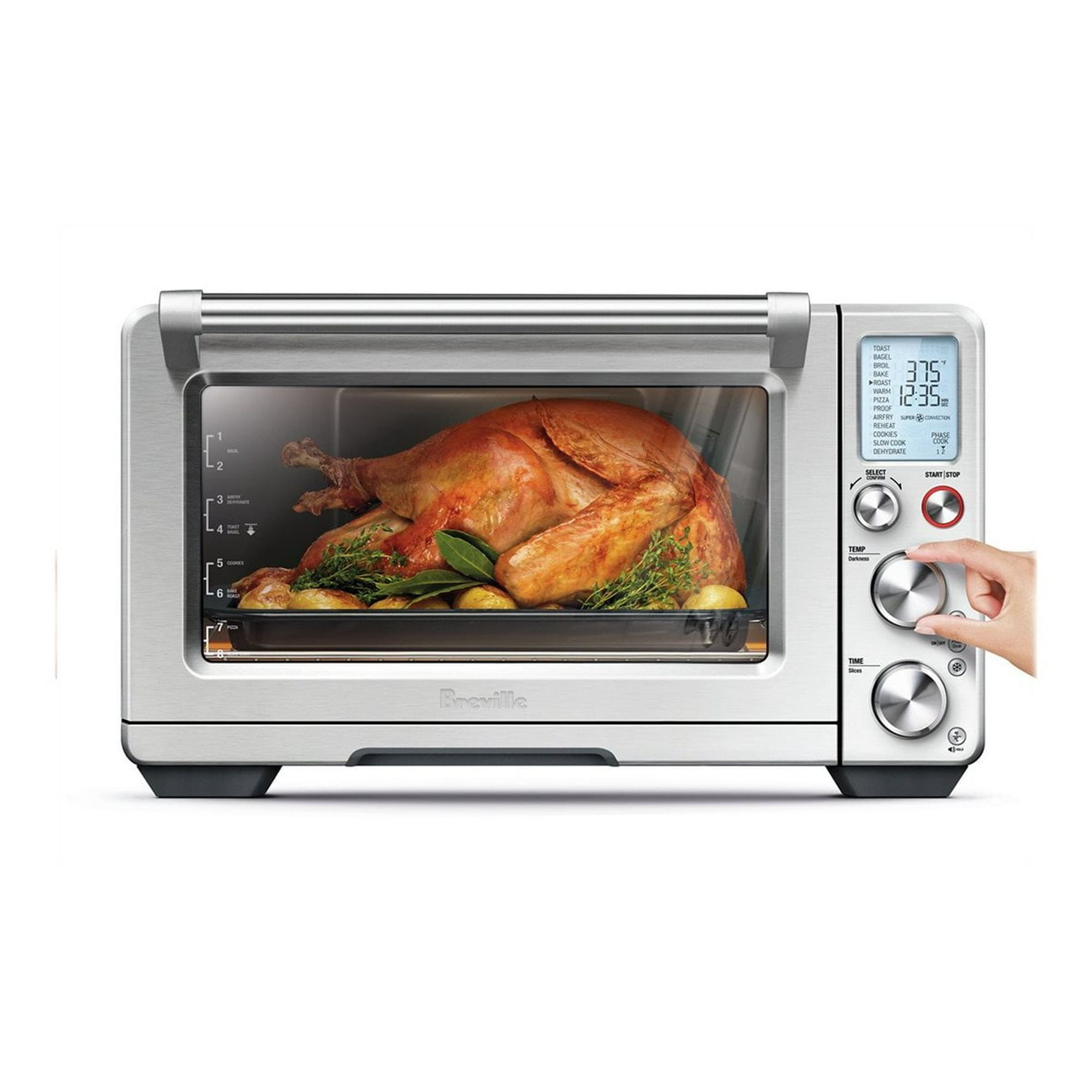 Breville BOV900BSS the Smart Oven Air Electric oven convection 29.9 qt 1.8 kW Walmart