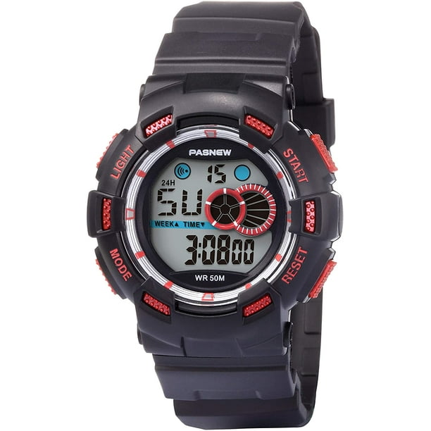 axGear PASNEW Kids Watches Boys Girls Children 39 s Gifts Colorful LED Backlight Sports Watch Electronic Waterproof Alarm Date Day Outdoor Swimming Running Biking Walmart