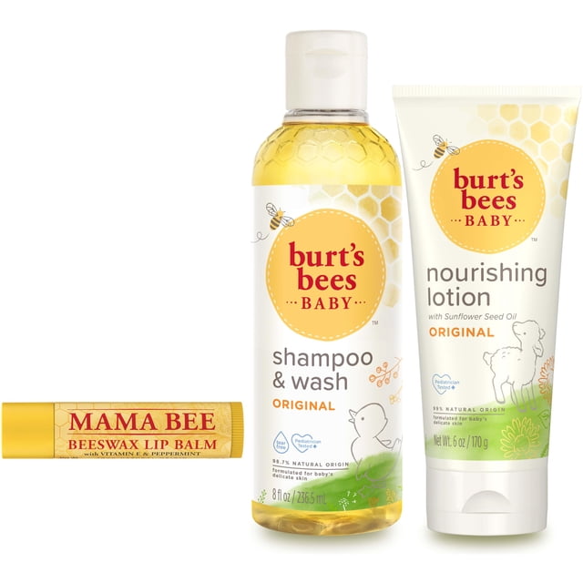 Set de regalo Burt's Bees Baby & Mom Joyful Moments con 3 productos