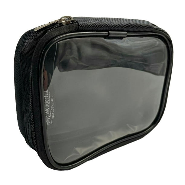 Bolsa organizadora de cosméticos transparente, bolso cosmético multifunción, bolsa de utilidad portátil impermeable de PVC para Personal de negocios Pequeño