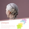 thumbnail image 2 of Raindrops Decorative Hair Clips Hair Claw Clips Blue 5Pcs for Women Teen Girls, 2 of 8