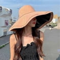 thumbnail image 4 of Fashion Summer Mens Bucket Hat UV Protection Sun Hats Soft Foldable Wide Brim Outdoor Beach Panama Cap Fisherman Cap, 4 of 5