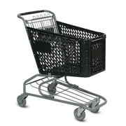 Small Plastic Shopping Cart - Black