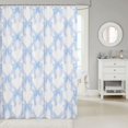 thumbnail image 2 of Manfei Coquette Bowknot Shower Curtain 72Wx84L,Blue Dreamy Bow Tie Bathroom Shower Curtain, 2 of 5