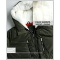 thumbnail image 4 of Steve Madden Women’s Winter Jacket – Insulated Weather Resistant Quilted Mid-Length Puffer Jacket (S-XL), 4 of 7