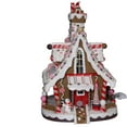 thumbnail image 2 of Kurt Adler Lighted Christmas Clay Gingerbread House Decoration, 12", 2 of 4