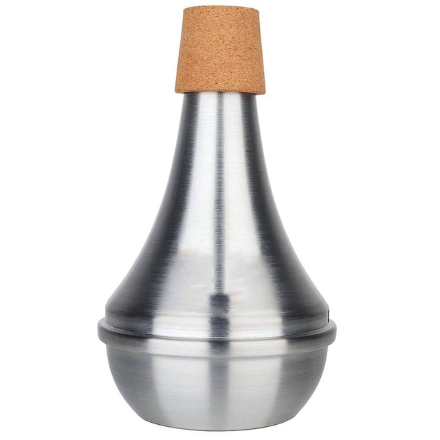 Trompette en Alliage d'Aluminium Silencieuse Anti-Perturbation Protection des Bords en Liège (80 %-90 % Réduction de Bruit)