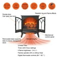 thumbnail image 6 of 23.7" Electric Fireplace Heater, 1500W Infrared Fireplace Stove with 3D Flame Effect, 5118BTU Electric Fireplace with Remote Control, Overheating Safety Protection, Ideal for Indoor Outdoor Home Use, 6 of 12