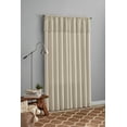 thumbnail image 3 of Mainstays Farmhouse Light Filtering Curtain Panel with Attached Valance, 1 Panel, Beige, 50” W x 84” L, 3 of 9
