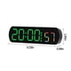 thumbnail image 3 of Reloj multifuncional para sala de estar, reloj de pared, decoración de mesita de noche para el hogar, reloj electrónico digital, reloj silencioso con pantalla a color de temperatura y humedad., 3 of 7