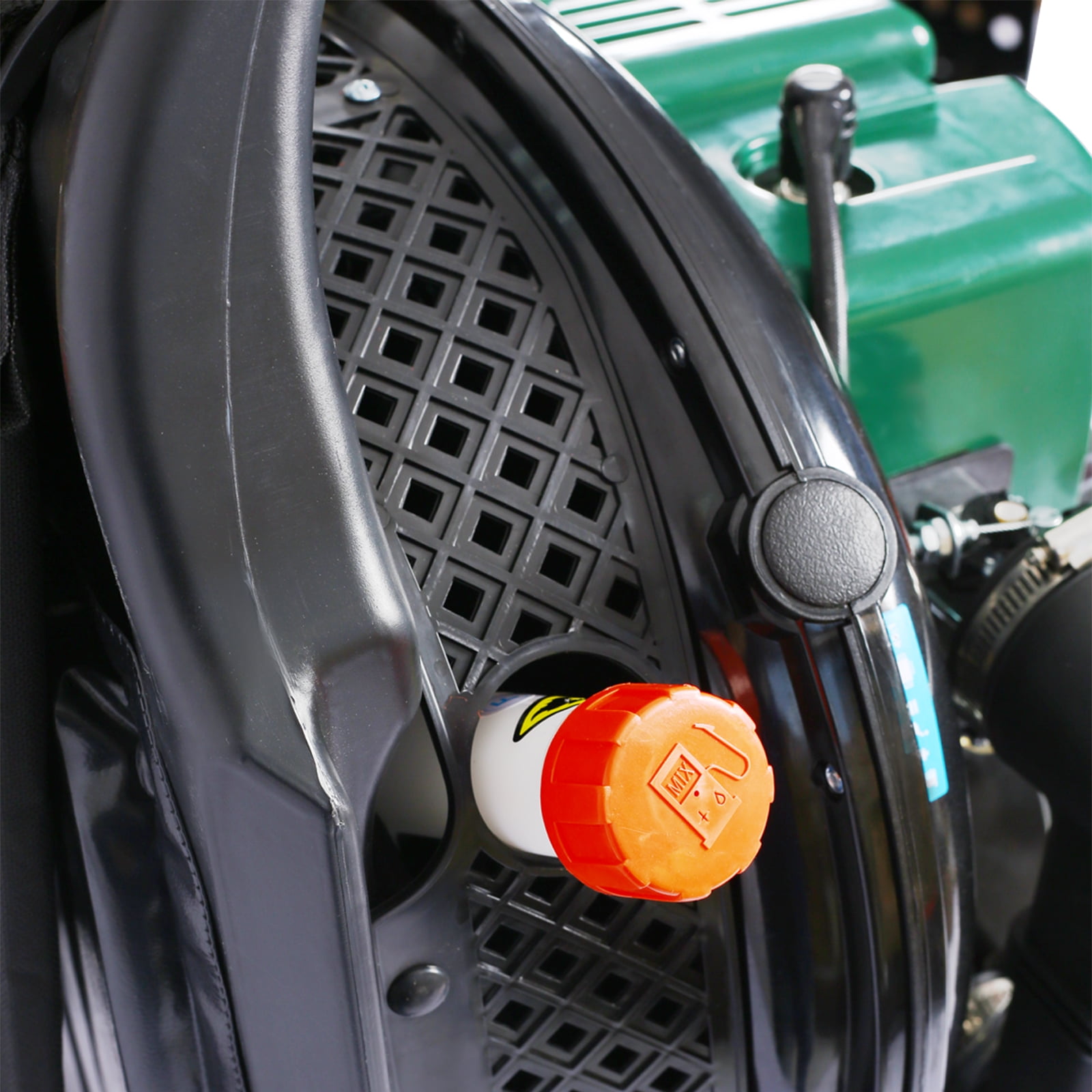 Backpack Leaf Blower, 63.3cc 2-Cycle Engine Gas Powered Leaf Blower with Nozzle Extension and Adjustable Straps for Lawn Garden Care, Max 750CFM