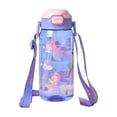 thumbnail image 1 of SharkTRUE 550ml Children Cartoon Plastic Cup With Straw Anti-falling Kids Water Bottle Childrens Cup A8t6, 1 of 8