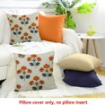 thumbnail image 4 of Creowell Burnt Orange Block Print Pillow Covers  , Boho Vintage Floral Throw Pillows Case,Summer Outdoor Flower Rustic Decorative Farmhouse Decor Cushion Covers for Home Sofa Bed Couch 18x18in, 4 of 5