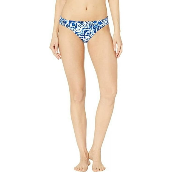 Lauren Ralph Lauren Women's Print Hipster Swim Bottom Swimsuit, Blue, Size-8