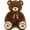Chocolate, variant on MorisMos 51in Giant Grey Teddy Bear Stuffed Animal, Oversized Gray Bear Plush Toy
