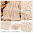 thumbnail image 6 of Halloween Fall Faux Fur Throw Blanket with Cute Spooky Embroidery, Ultra-Soft Warm Blanket for Sofa Couch Bed ,Prefect Fall & Home Halloween Decorations Great Gifts, 6 of 12