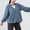 Sky Blue-H, variant on Puntoco Women's Lightweight Hooded Windbreaker Jacket, Long Sleeve Zip-Up Casual Outerwear, Breathable Solid Color Coat with Pockets Sky Blue-H XL