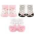 thumbnail image 2 of Luvable Friends Baby Girl Socks Giftset, Pink Gray, 0-9 Months, 2 of 3