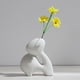 thumbnail image 4 of 2 uds jarrón de cerámica decorativo moderno flores secas Bud jarrones florales titur r Oficina estudio decoración ornamento sa de estar dormit Baoblaze Florero moderno abstracto, 4 of 8