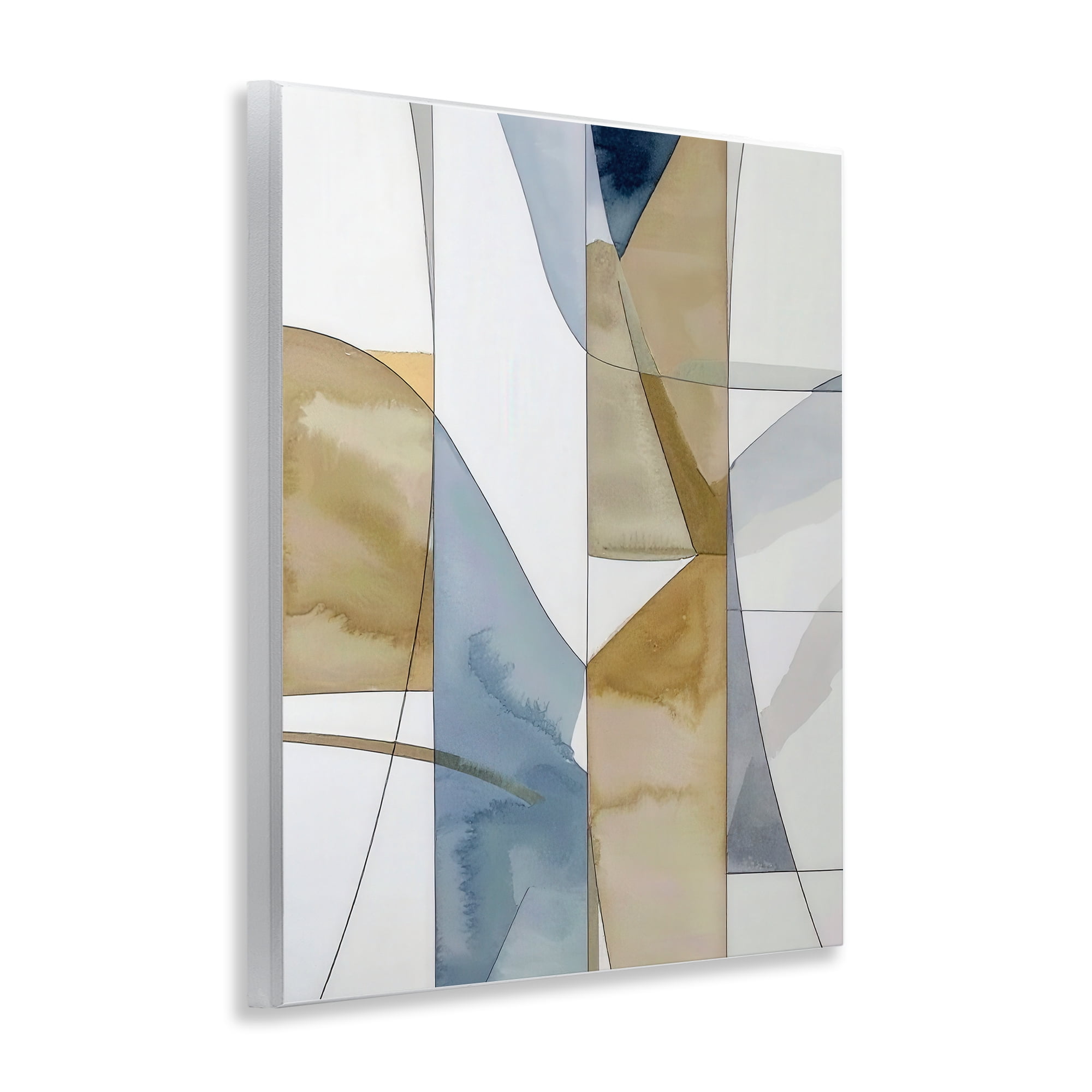Stupell Industries Geographic Abstract Sections Wall Plaque Art, design by Alonza Saunders