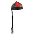 thumbnail image 3 of Gorra de Novedad Macarena Emperador Divertido con Accesorios para Disfraces Rojo + Negro, 3 of 8