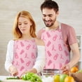 thumbnail image 3 of Pink Ribbon Apron-Garden Aprons for Women with Pockets-Cotton Linen Waterproof Kitchen Cooking Gardening Aprons Adjustable for Kitchen,Cooking,BBQ and Salon 32"x27", 3 of 7