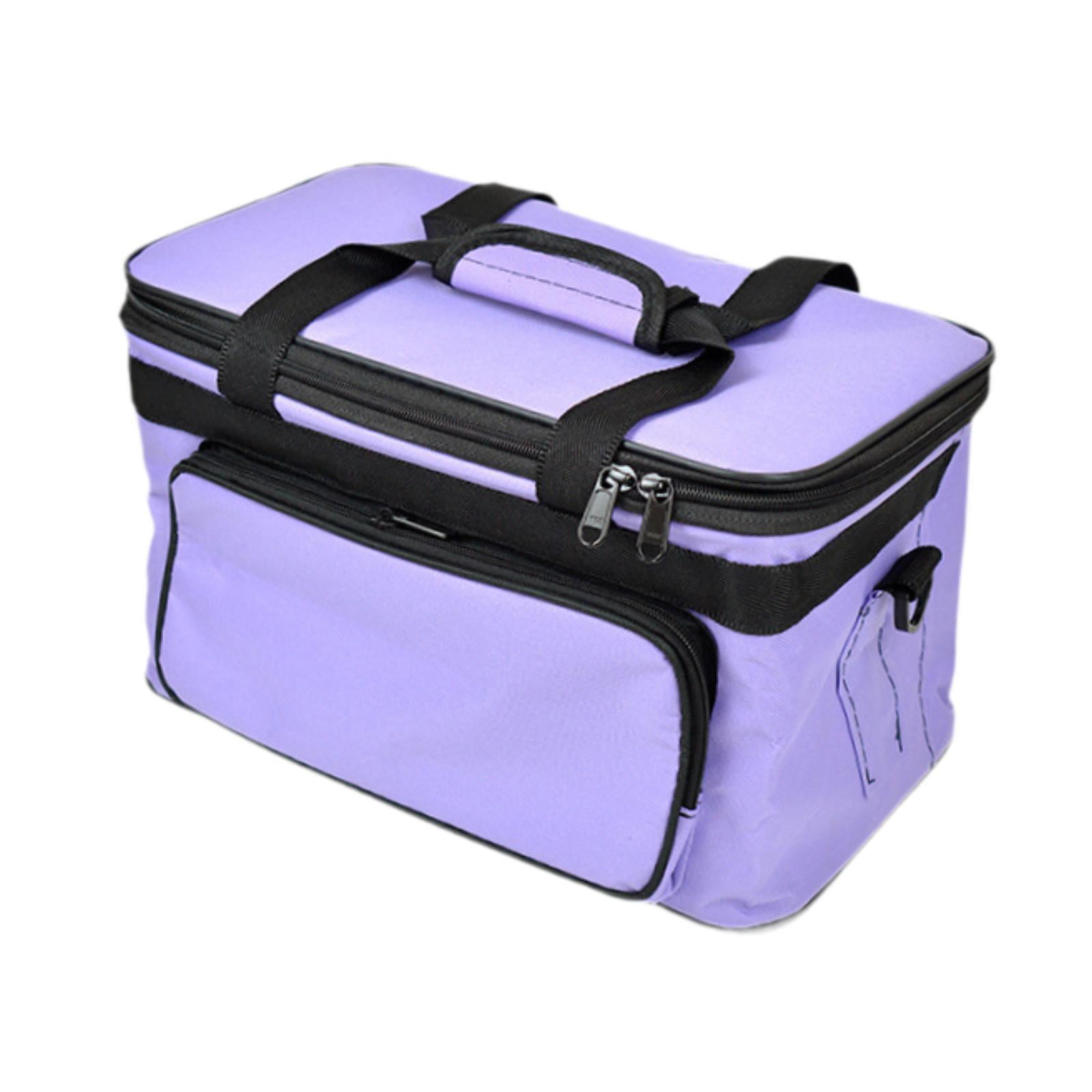 GUOOL Storage Bag for Art Supplies with Handle, Waterproof Tote Transport Box, Travel Craft Bag for Sketches of Sketches of Sketches S Purple