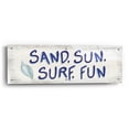 thumbnail image 2 of Epic Art 'Beach Time VIII' by James Wiens, Acrylic Glass Wall Art, 36"x12", 2 of 8