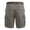 thumbnail image 5 of Mens Cargo Shorts 7 Inch Inseam Elastic Waist Stretch Work Shorts Relaxed Fit Hiking Chino Short Multi Pockets, 5 of 6