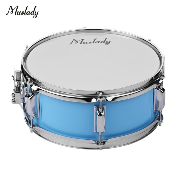 Muslady 12inch Snare Drum Head with Drumsticks Shoulder Strap Drum Key