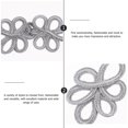 thumbnail image 2 of 10pcs Chinese Knots Buttons Cardigan Cheongsam Buttons Knot Loop Fastener, 2 of 8