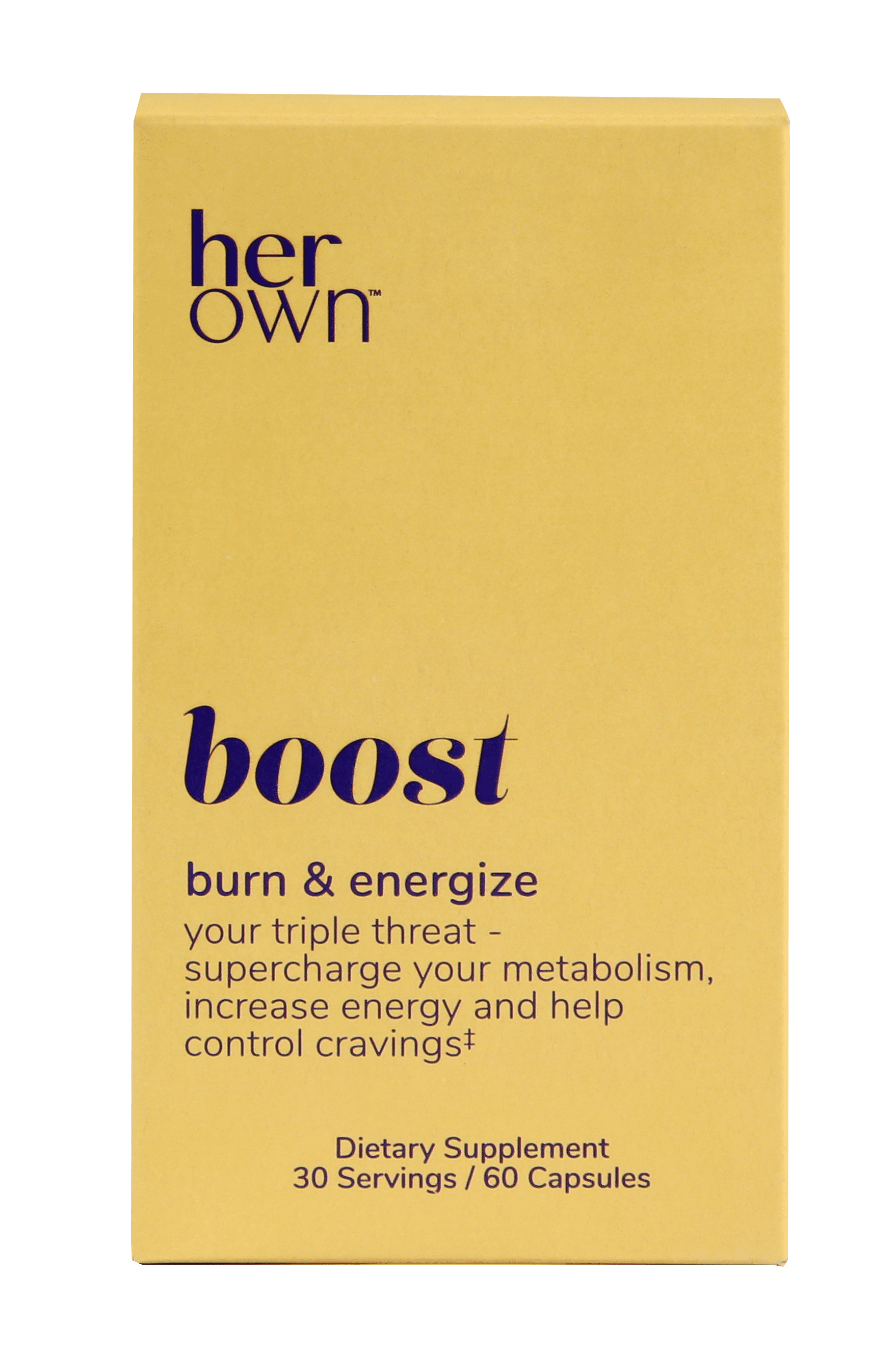 Her Own Boost Metabolism Supplement Capsules, 60 Ct