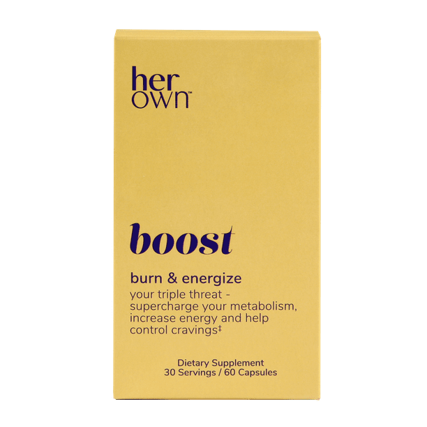 Her Own Boost Metabolism Supplement Capsules, 60 Ct