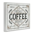 thumbnail image 5 of Stupell Industries Charming Fresh Brew Coffee Food & Beverage Painting White Framed Art Print Wall Art, 20 x 16, 5 of 9