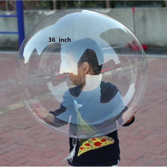 12/18/20/24/36 Pulgadas Globo Romántico BOBO Transparente Aniversario Y Decoración De Fiesta De Cumpleaños