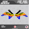 thumbnail image 2 of Kalair GFX Graphics Kit for Honda CRF150F (2015-2020) Usa Series, 2 of 5