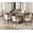 Espresso, variant on WAMPAT Modern Upholstered Dining Chairs Set of 6,Farmhouse Kitchen Chairs with Fabric Cushion & Solid Back for Dining Room,Living Room,Espresso Brown