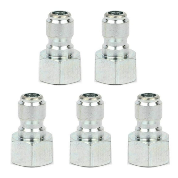 Interstate Pneumatics PW7142-5PK Pressure Washer 3/8" FNPT Steel Plug 5200 PSI