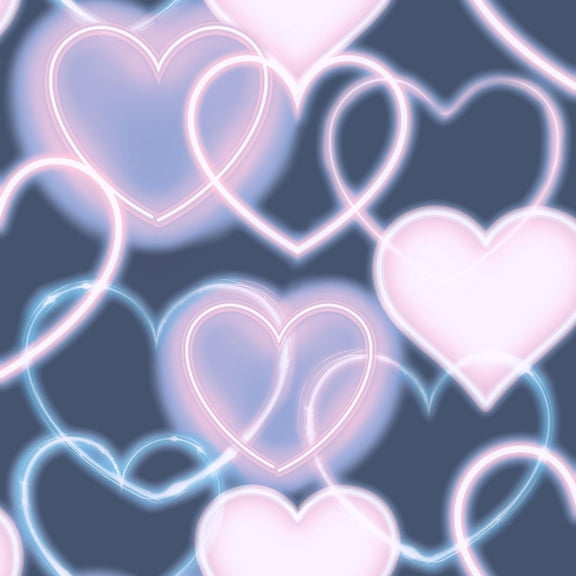 Arthouse Neon Heart Wallpaper