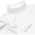 thumbnail image 2 of Men Slim Fit Lightweight Long Sleeve Pullover Top Turtleneck T-Shirt, 2 of 12