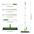 thumbnail image 2 of Yocada Floor Squeegee Broom with 51" Adjustable Iron Pole for Bathroom Shower Glass Tile Floor Green, 2 of 6