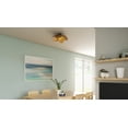 thumbnail image 4 of WLL1722MBK Quoizel Lighting Willa - 1 Light Semi-Flush Mount-8.75 Inch Tall and 22 Inch Wide, 4 of 4