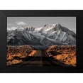 thumbnail image 2 of Design Fabrikken 24x18 Black Modern Framed Museum Art Print Titled - The Road 1, 2 of 5