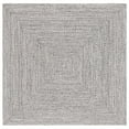 thumbnail image 3 of SAFAVIEH Braided Gino Distressed Machine Washable Reversible Area Rug, Grey/Ivory, 3' x 5' Oval, 3 of 3